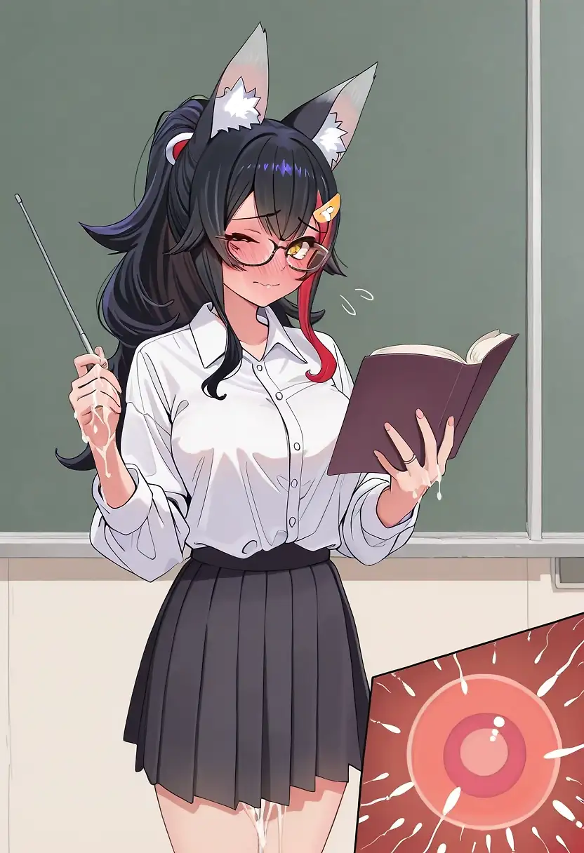 AI art "ookami Mio (Sensei)"