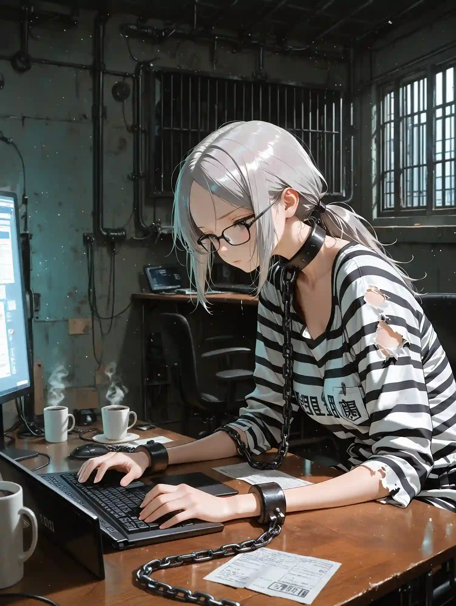 AI art "In prison_#6"