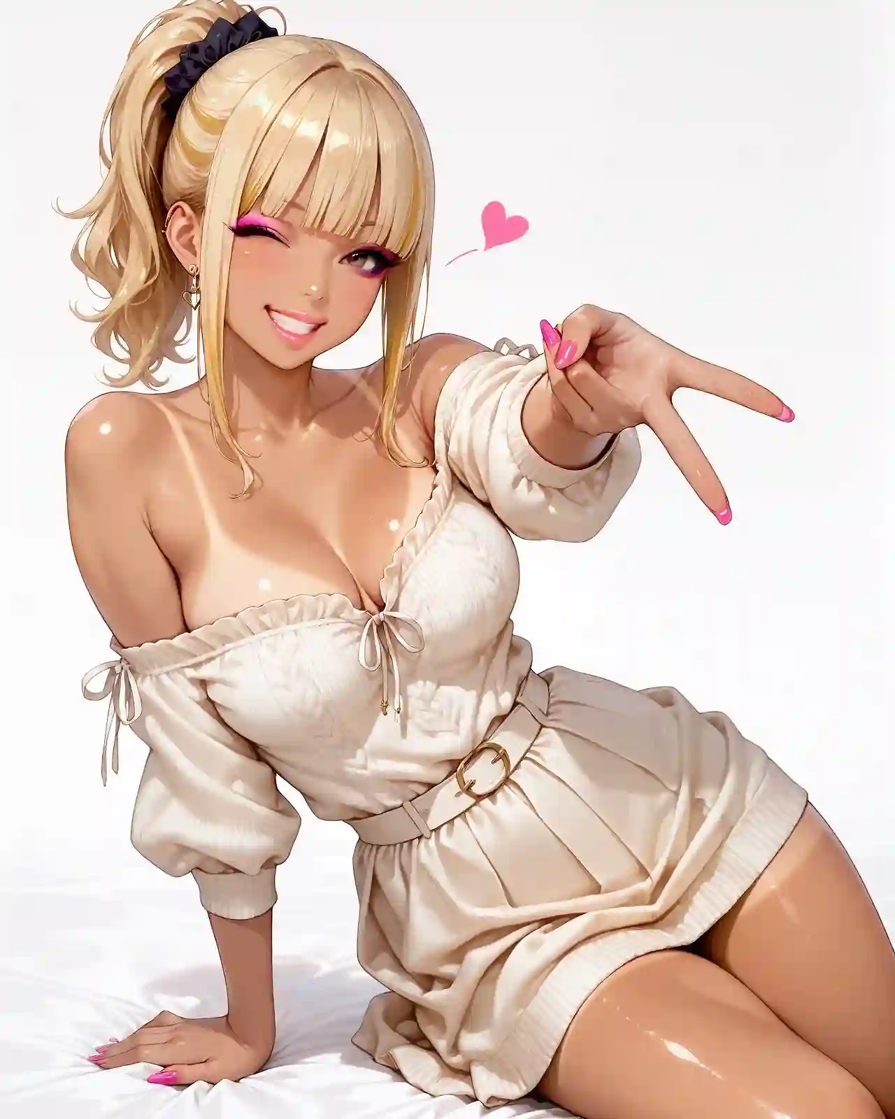 AI art 'gyaru'