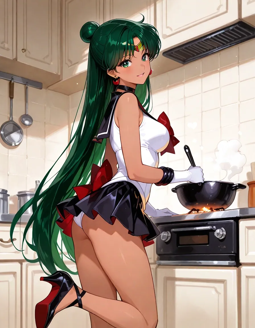 Sailor Pluto Cooking