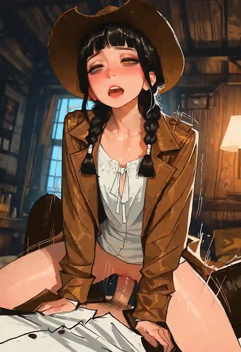 AI art 'The best rider of the west'