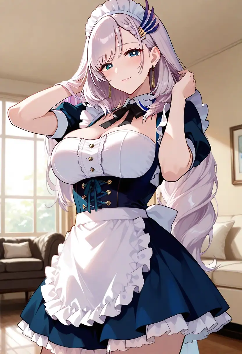 AI art "Maid Reine"