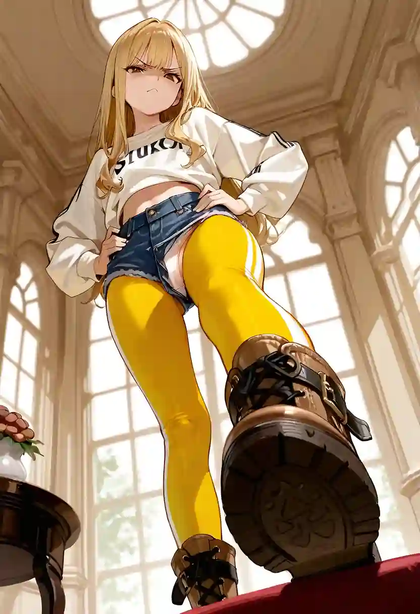 AI art 'Clodett, the typical spoiled girl.'