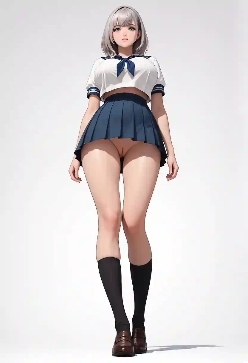 AI art "Noel going commando"