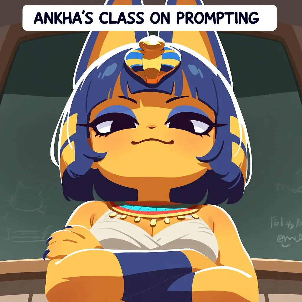 Ankha's Class on Prompting - Readable Text
