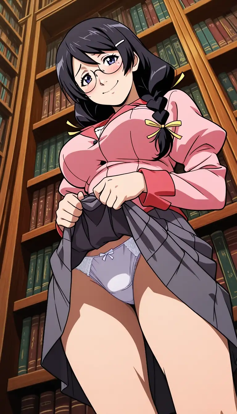 AI art 'Hanekawa1'