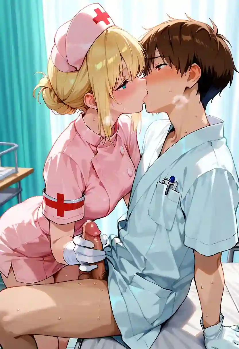 AI art "Nurse, handjob"
