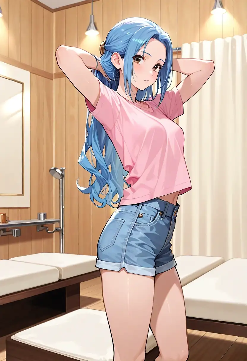 AI art 'Vivi at spa'