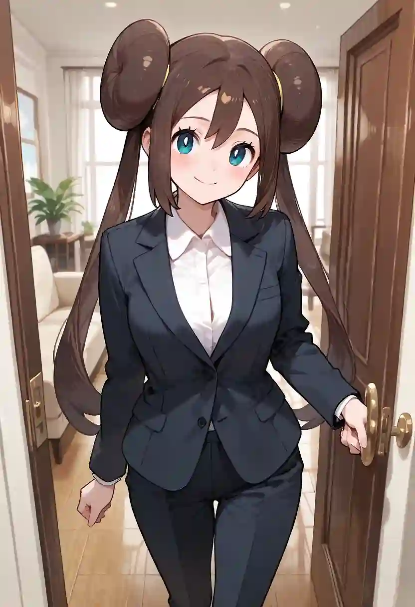 AI art 'Rosa and Milotic's secret [PART5]' with user description 'Presenting my new outfit for my beloved Milotic, i hope he gonna love it <3'