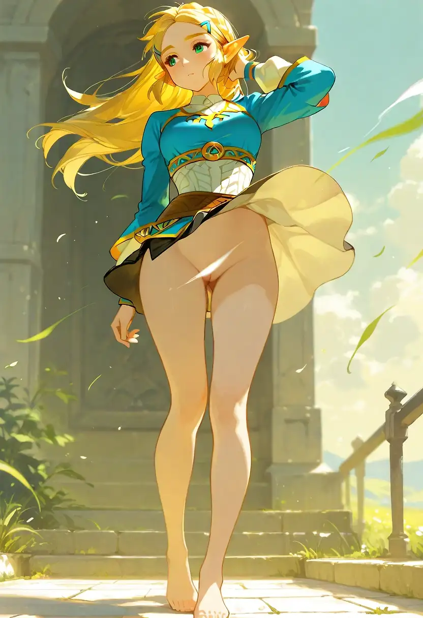 AI art "Zelda"