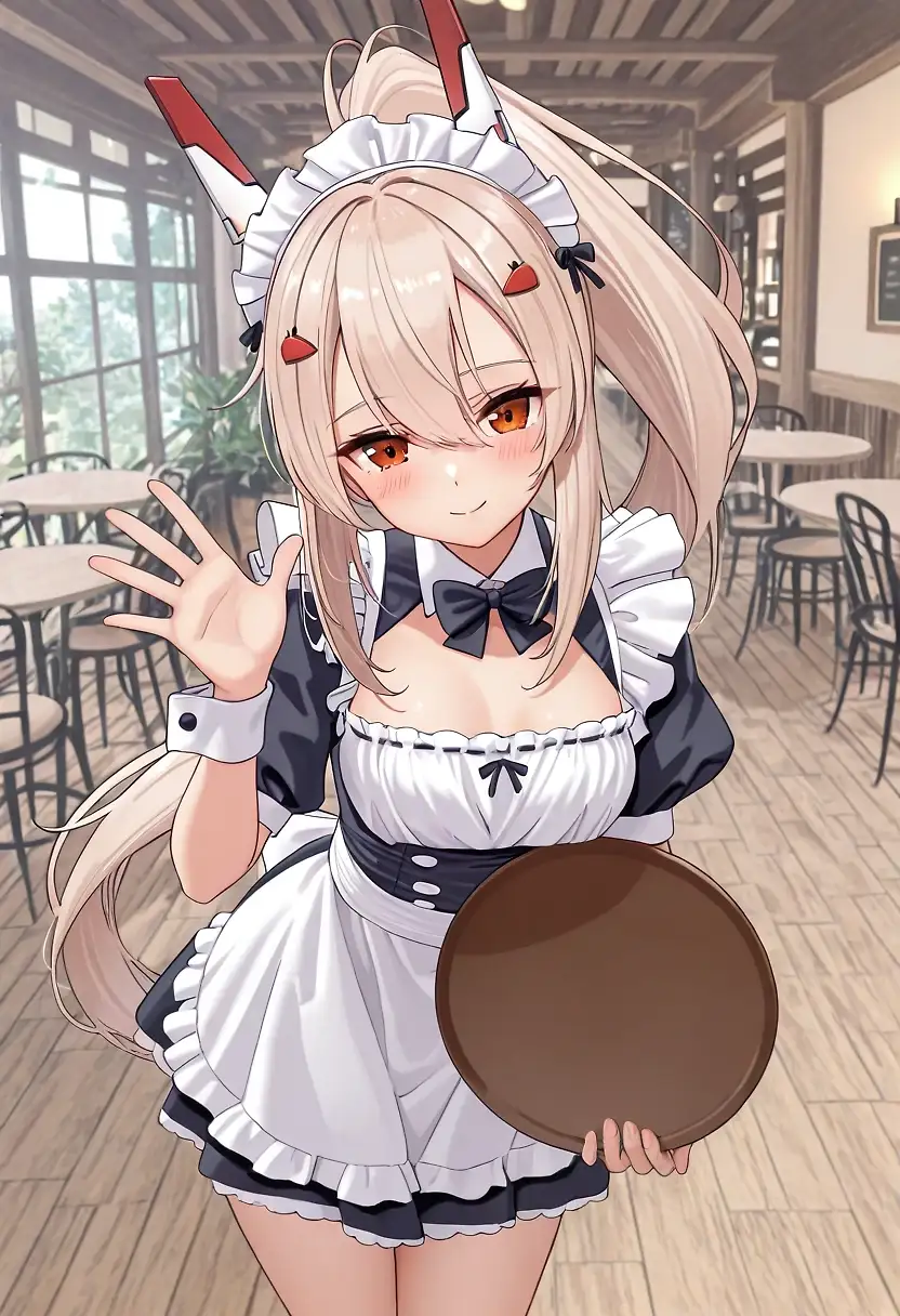 AI art "Ayanami (Maid Uniform)"