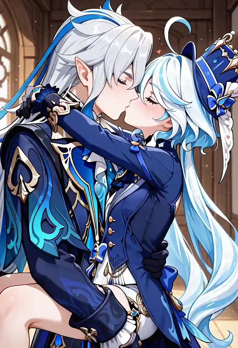 AI art "Furina x Neuvillette (2)"