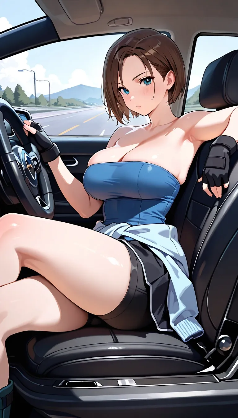 Jill Valentine Gets Pulled Over by Two Corrupt Cops