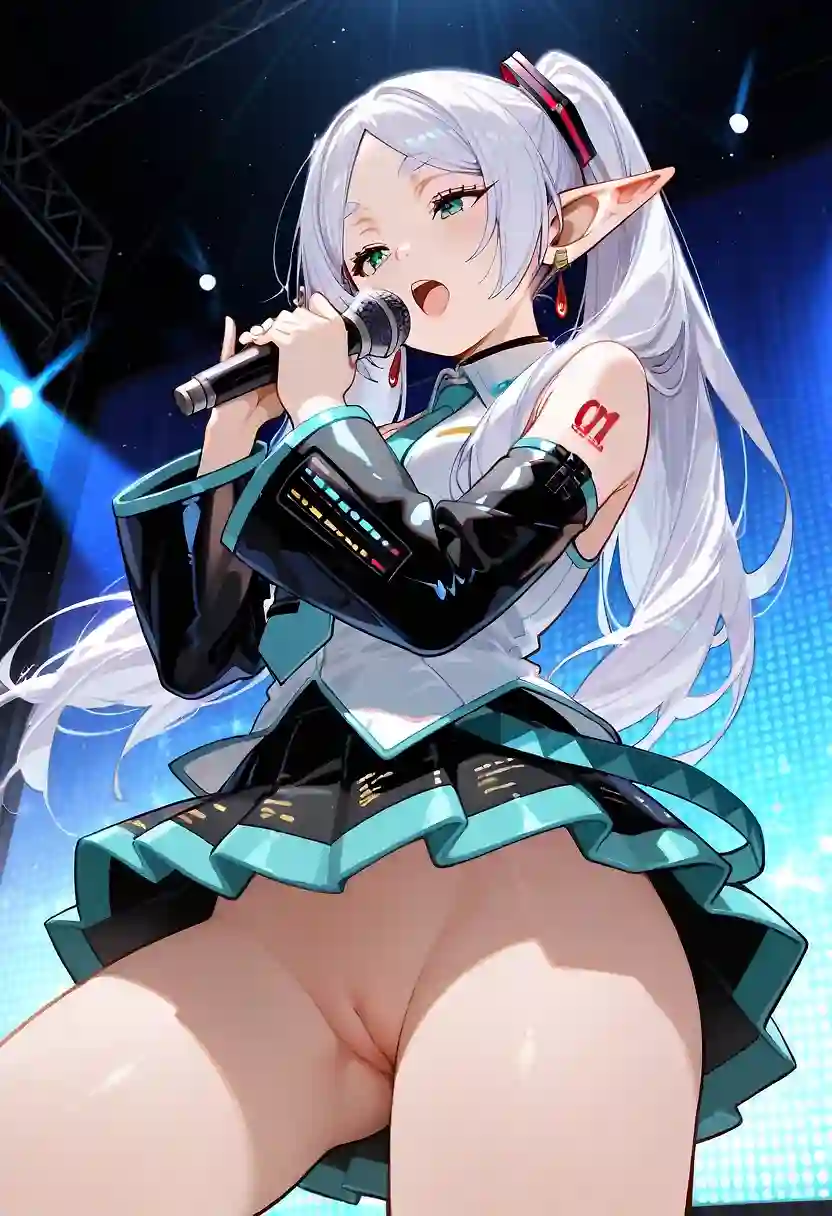 AI art "Hatsune Frieren"