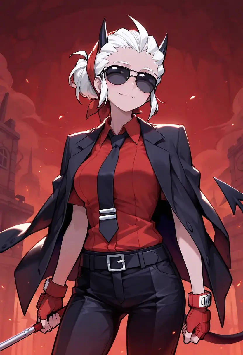 AI art "justice helltaker"