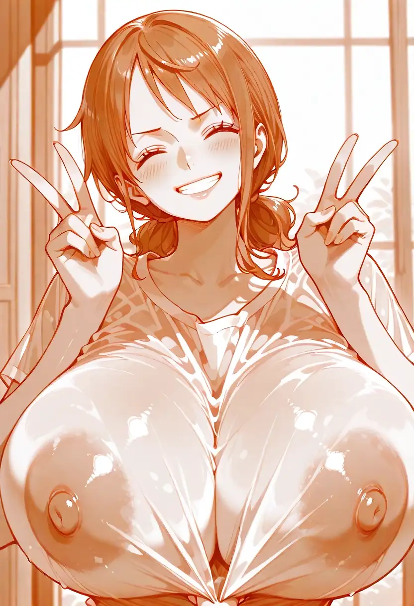 AI art 'They all happy to be here.' with user description 'Especially Akeno'