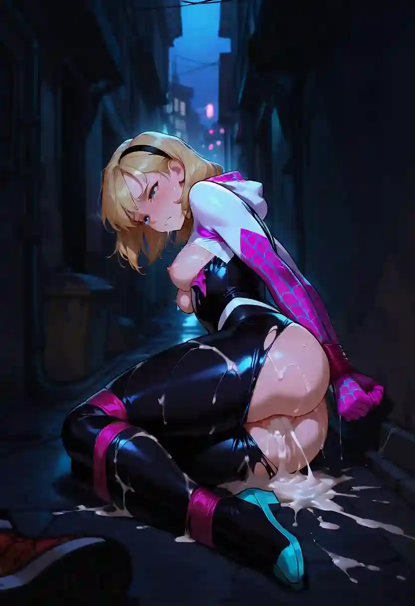 AI art "Look what i found in a alley"