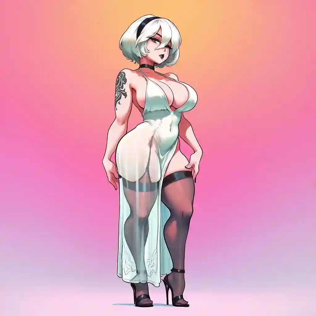 AI art '2B Nier Automata'