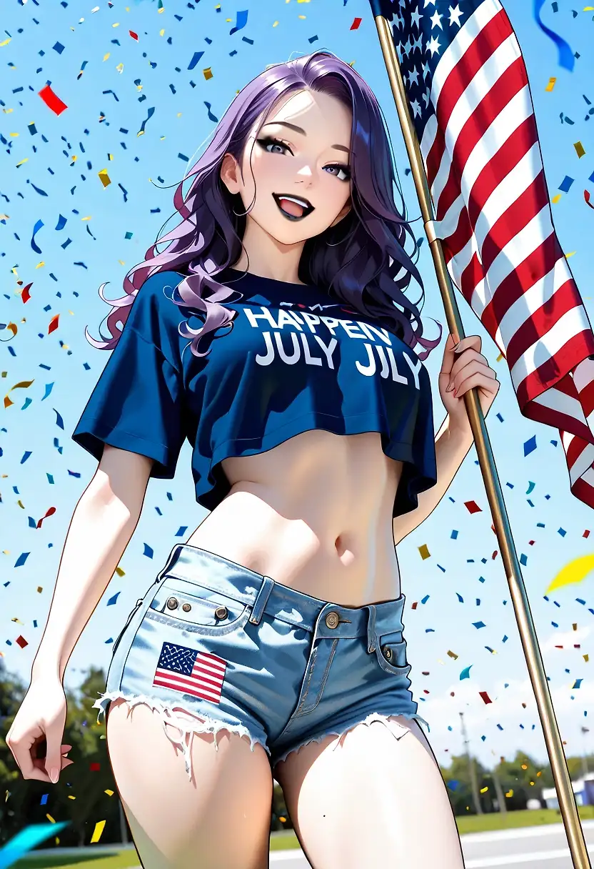 AI art 'Happy 4th Of July To My American Friends'