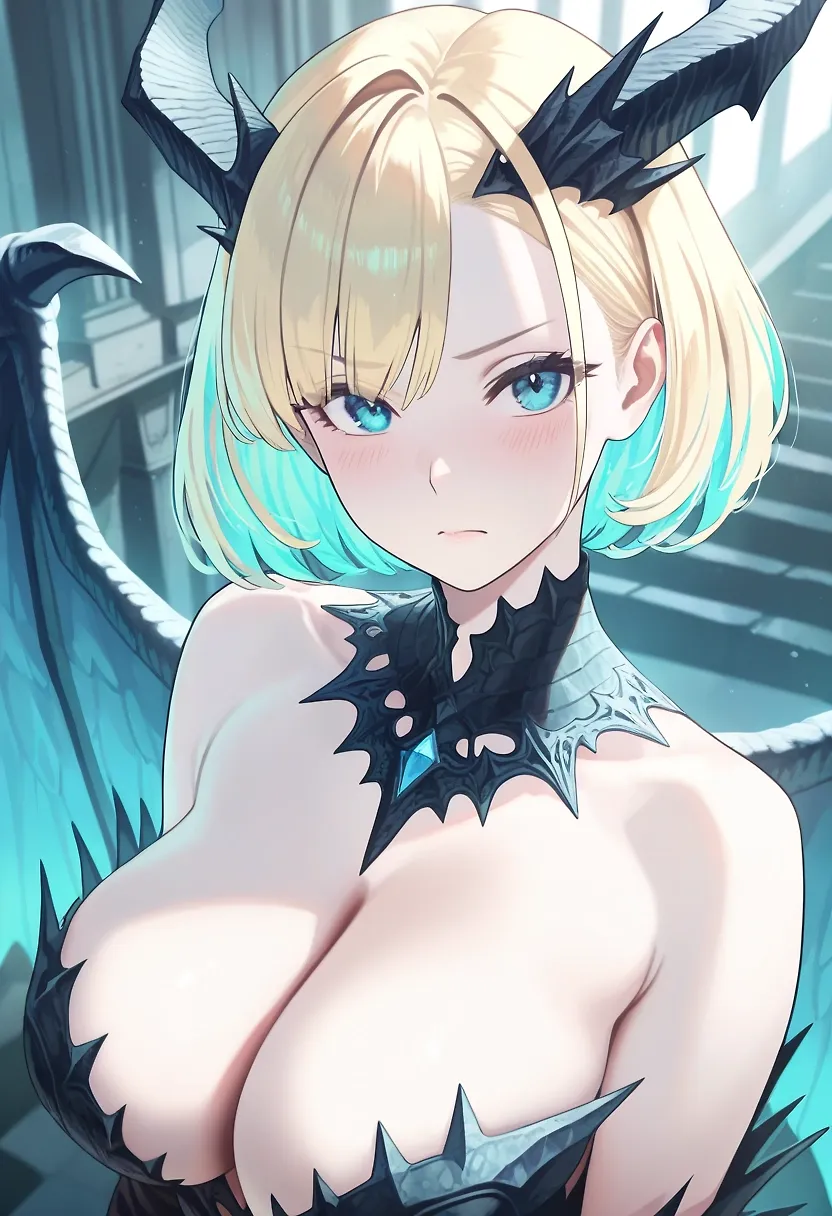 AI art "The mother dragon or her daughter?" with user description "Who would you fight?"