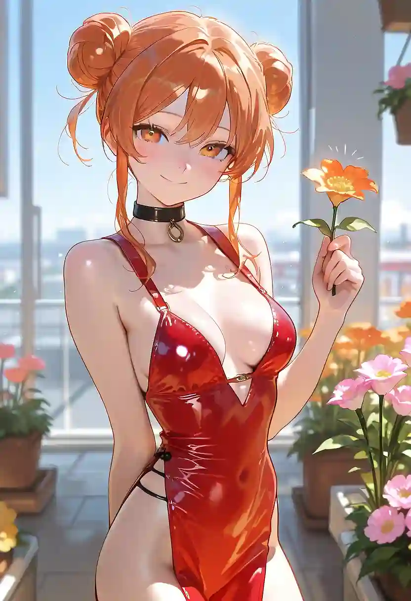 AI art 'Local florist only sells the best flower' with user description 'Your cute local florist sells the best flower in town'