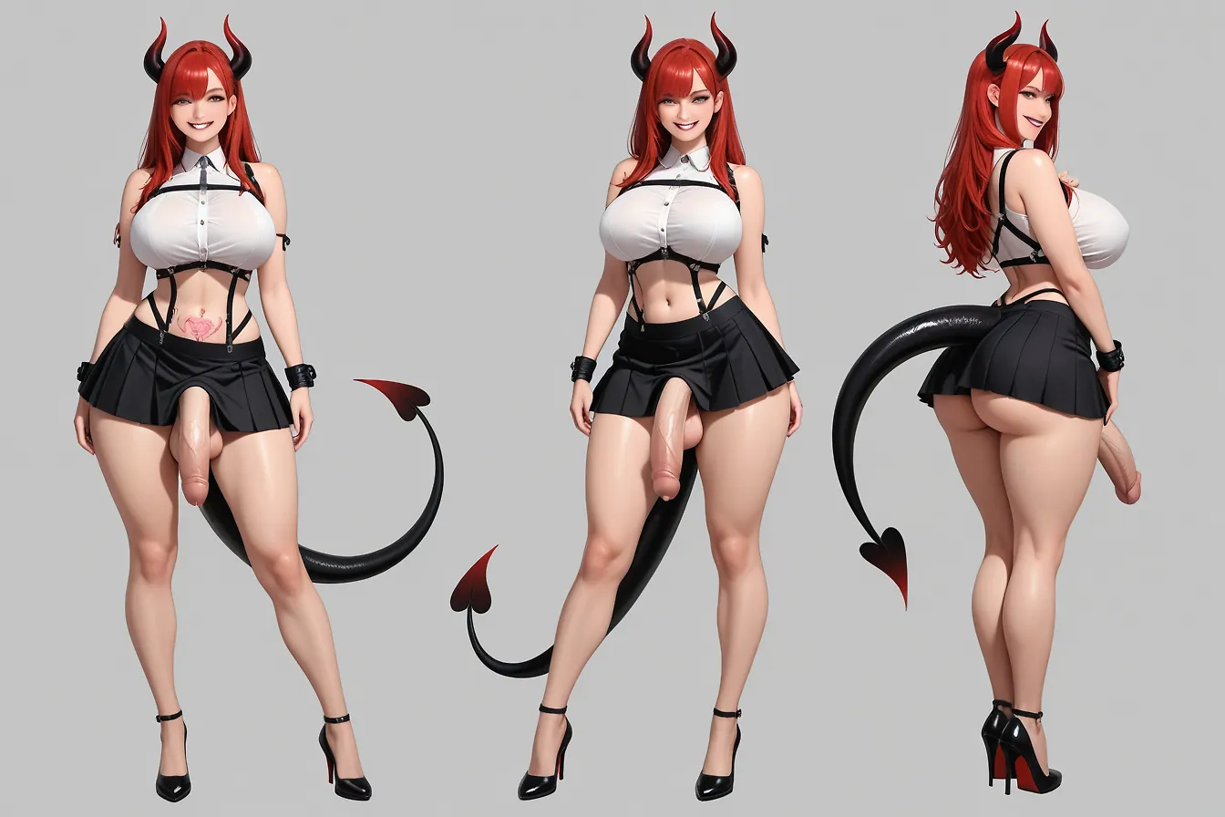 Red Succubus Character