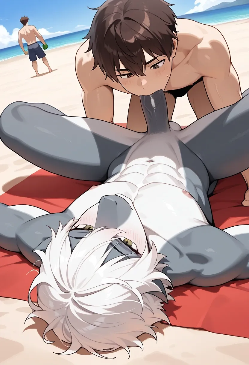 Getting freaky on the beach