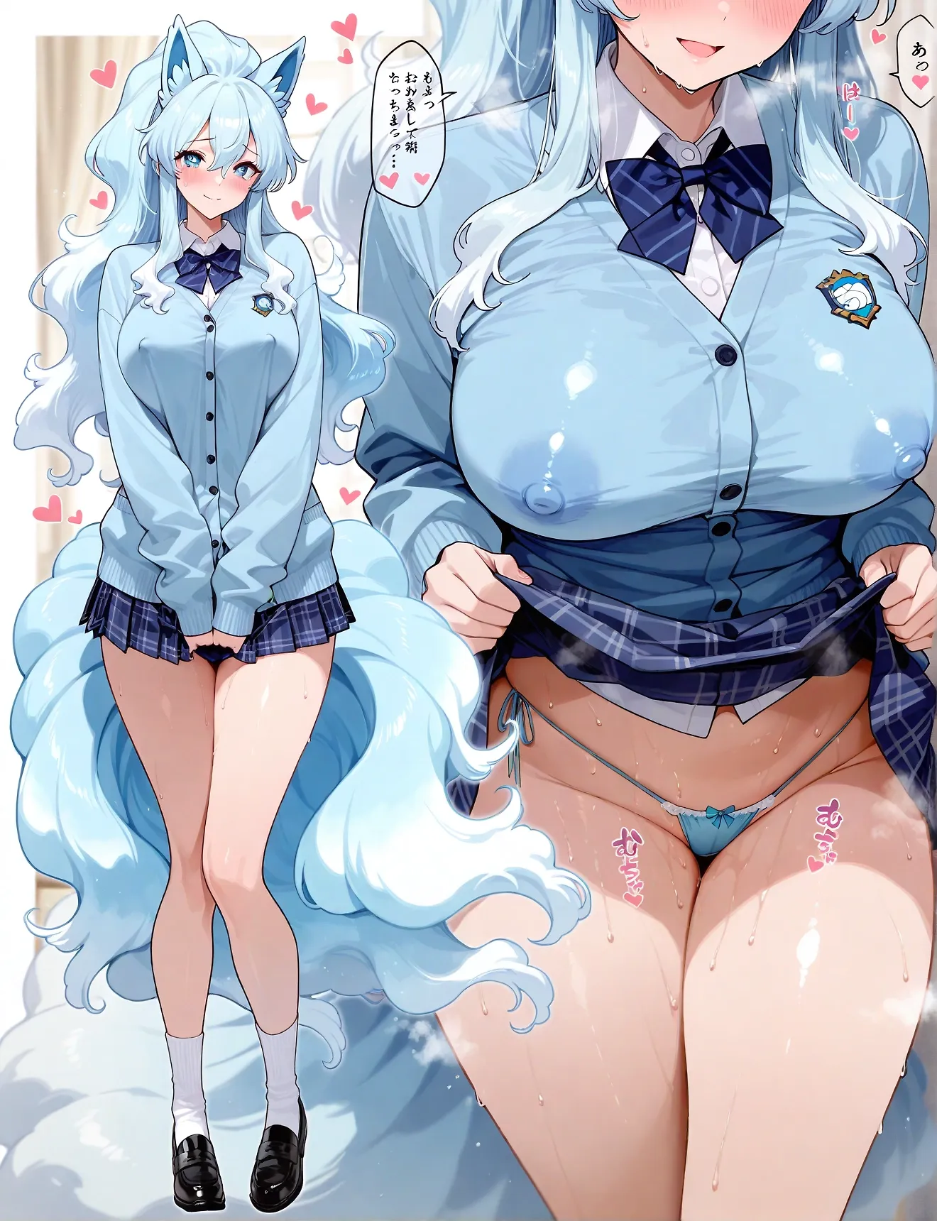 Pokémon high school girl concept (19)