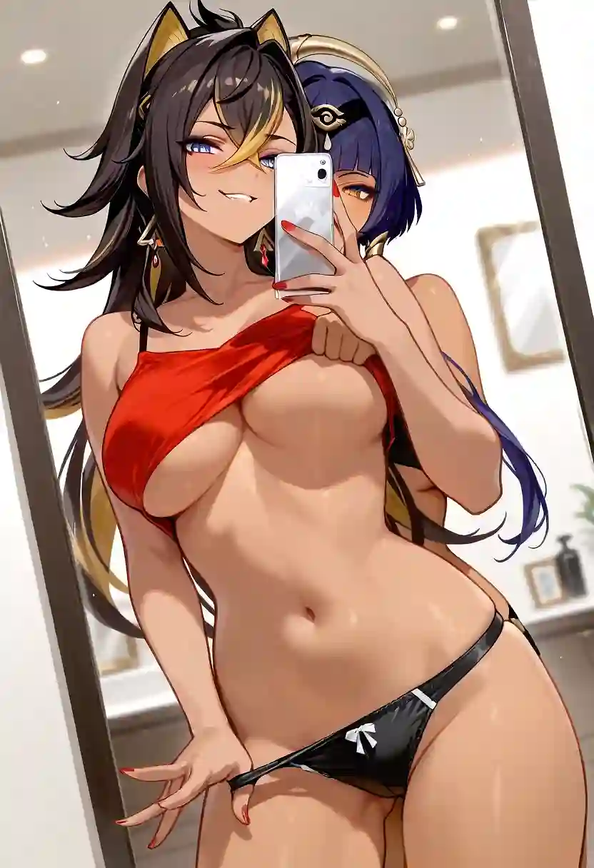 AI art "Dehya and Candace"