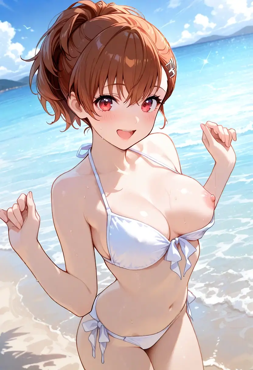 AI art "Persona: Swimsuit Confidant"