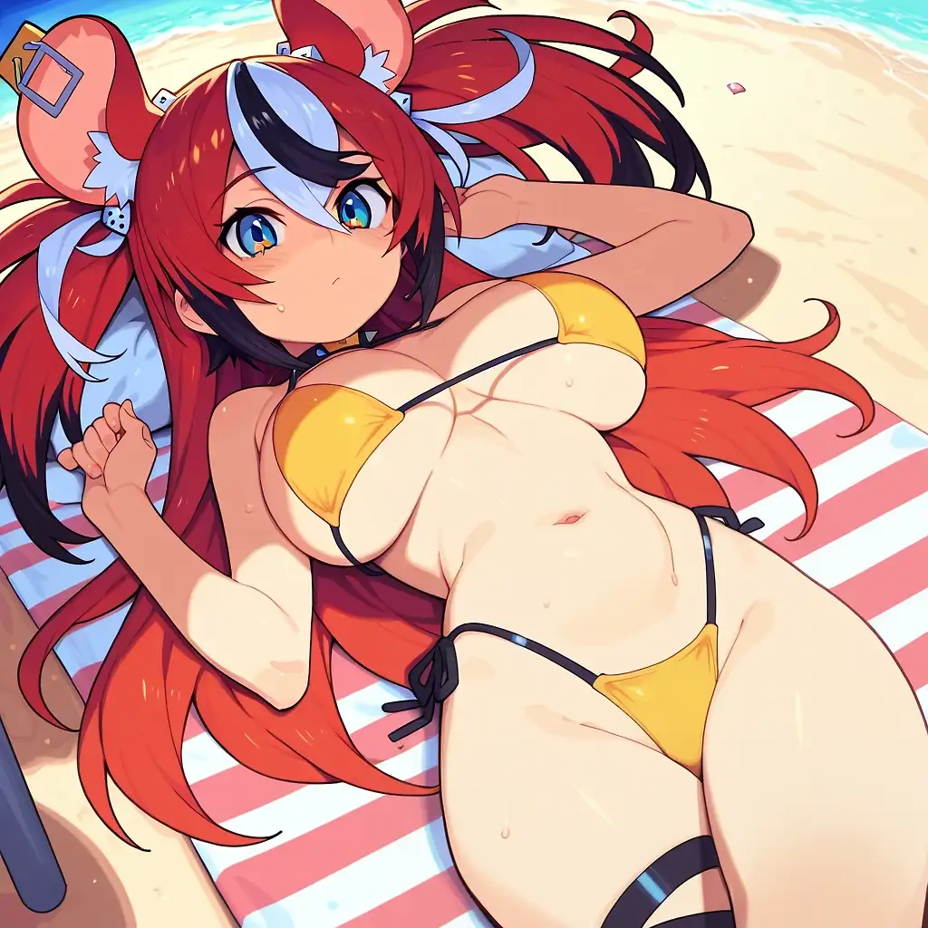 AI art "Beach Bae"