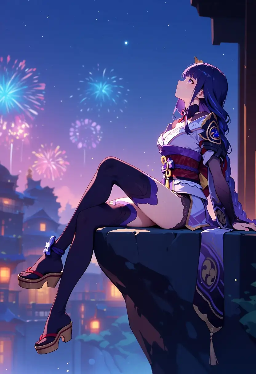 AI art 'Lonley Shogun' with user description 'All she wants is to be a part of it.'