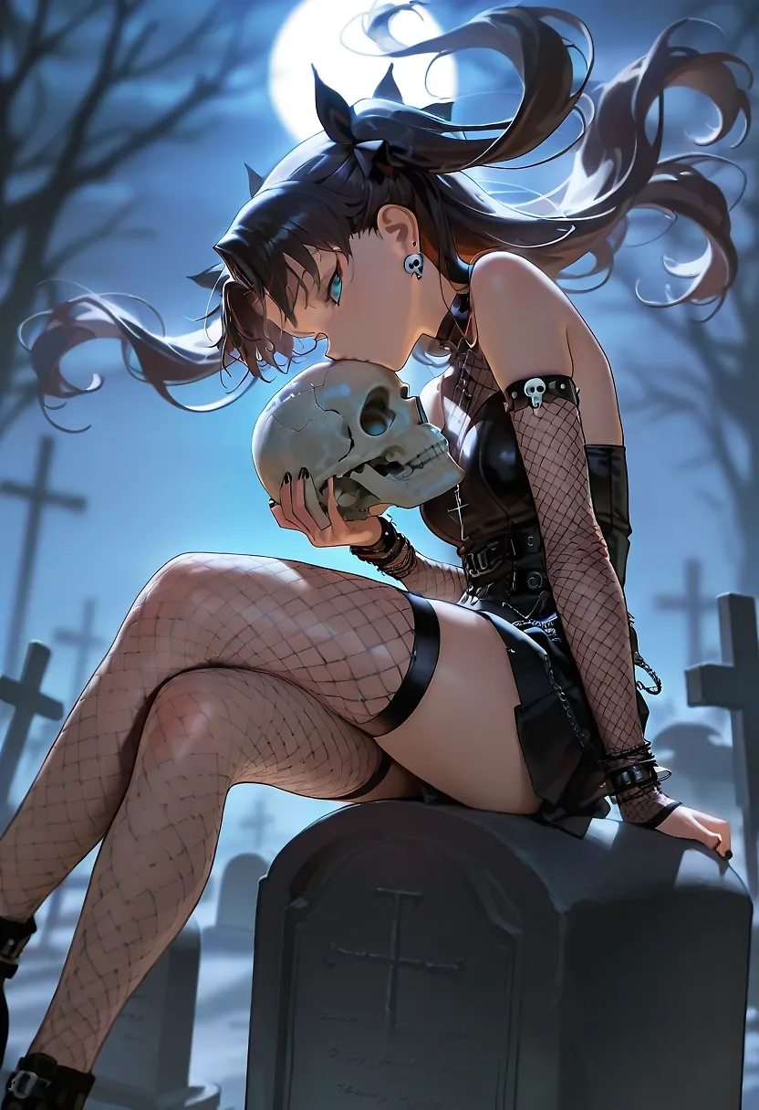 evil Tohsaka Rin is still cute