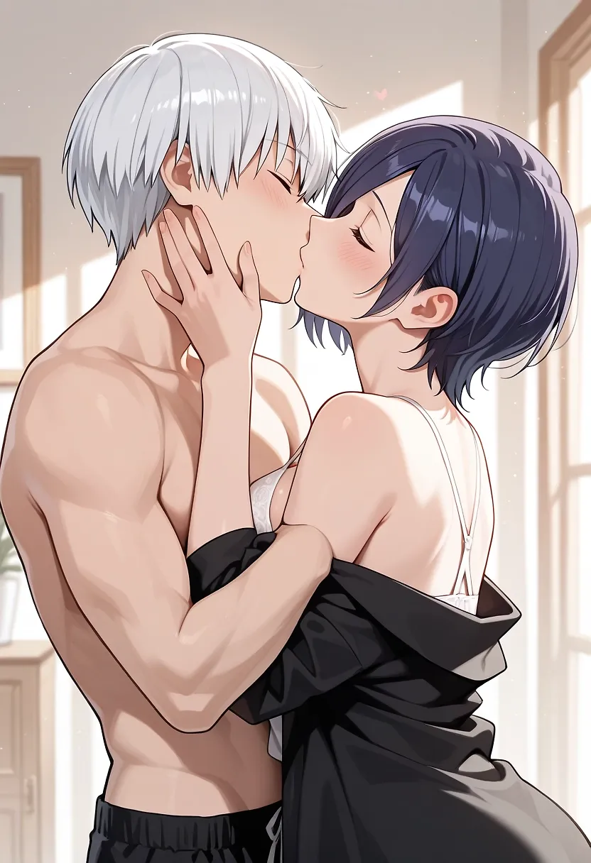 AI art "Kaneki Ken x Touka Kirishima (Tokyo Ghoul)"
