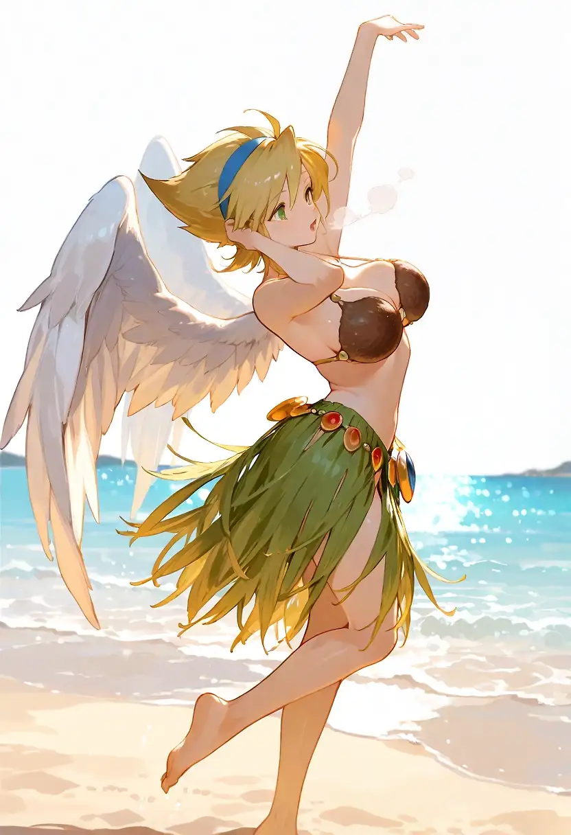 AI art "Nina's Hula Dance"