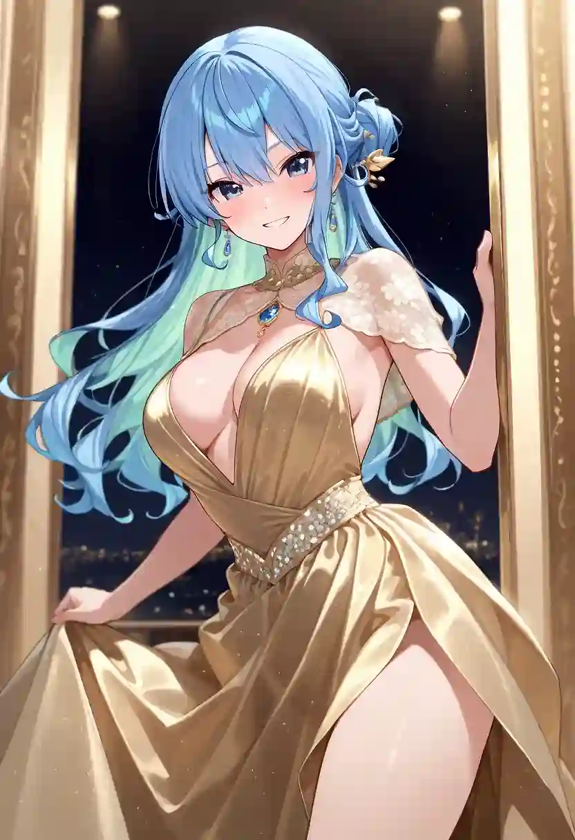 AI art 'Suisei fancy dress'