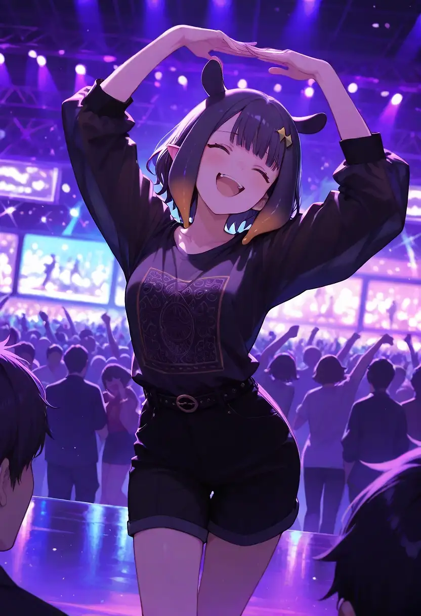 AI art "The Holomyth Affair Series - Final Part: Ninomae Ina'nis."