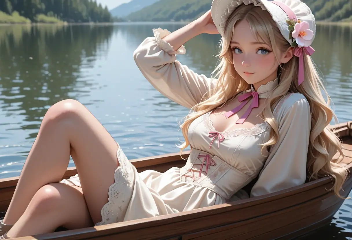 AI art "On the lake"