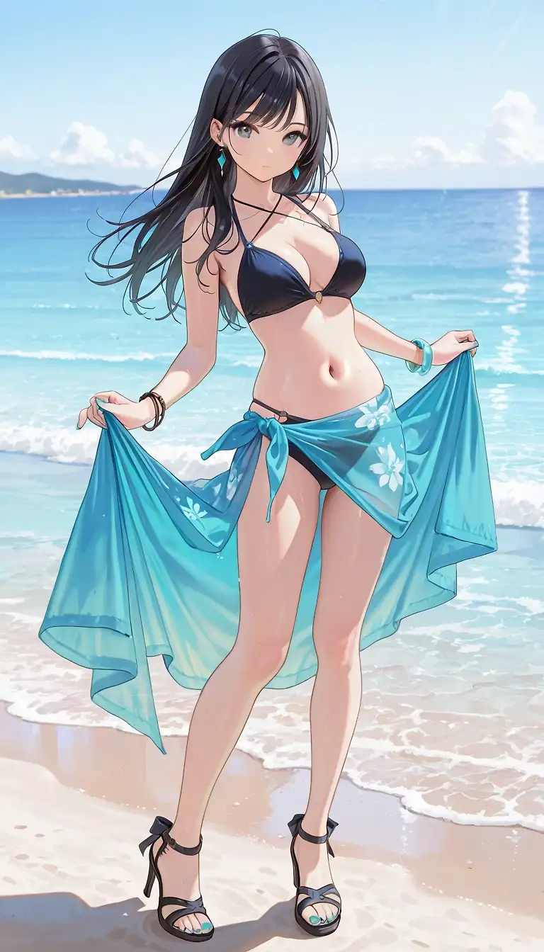 AI art "Her beauty came out of nowhere"