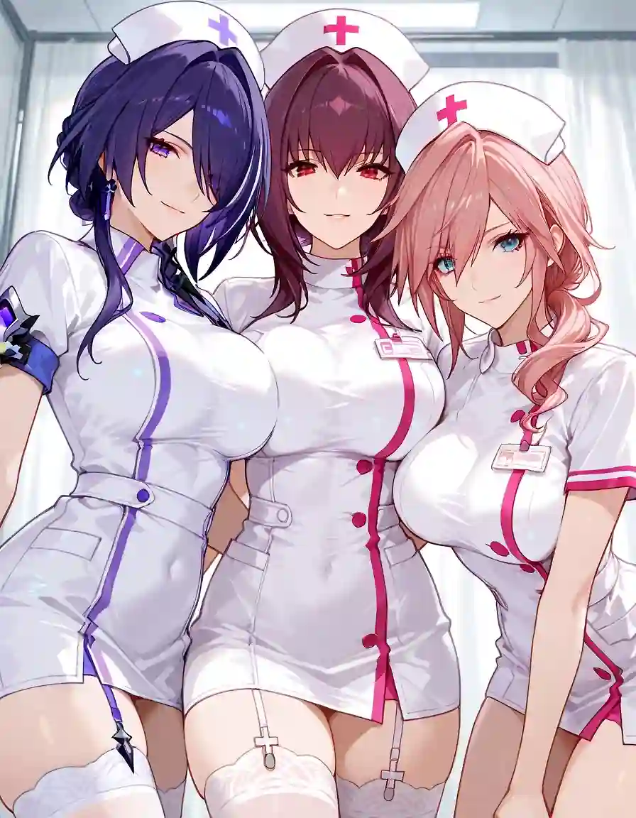 AI art 'Scathach, Acheron, Lightning nurse'