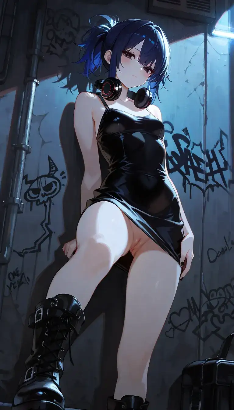 AI art 'Lyra's Underpass Diary, Entry 3' with user description 'Misunderstood Lyra would like to share so much with us in her third diary entry 🚇'