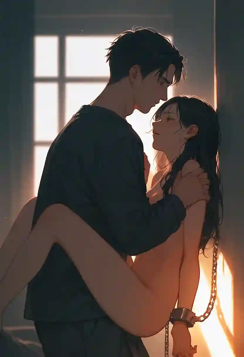 AI art "The girl with her hands bound"