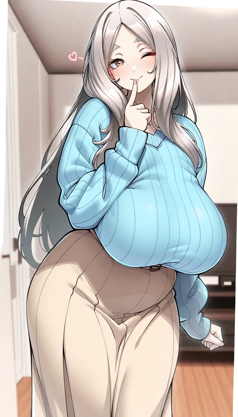 Lonely neighbour undressing for you