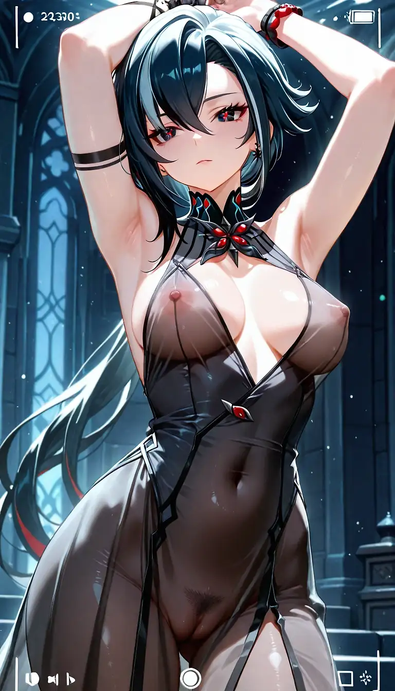 AI art 'Genshin girl'