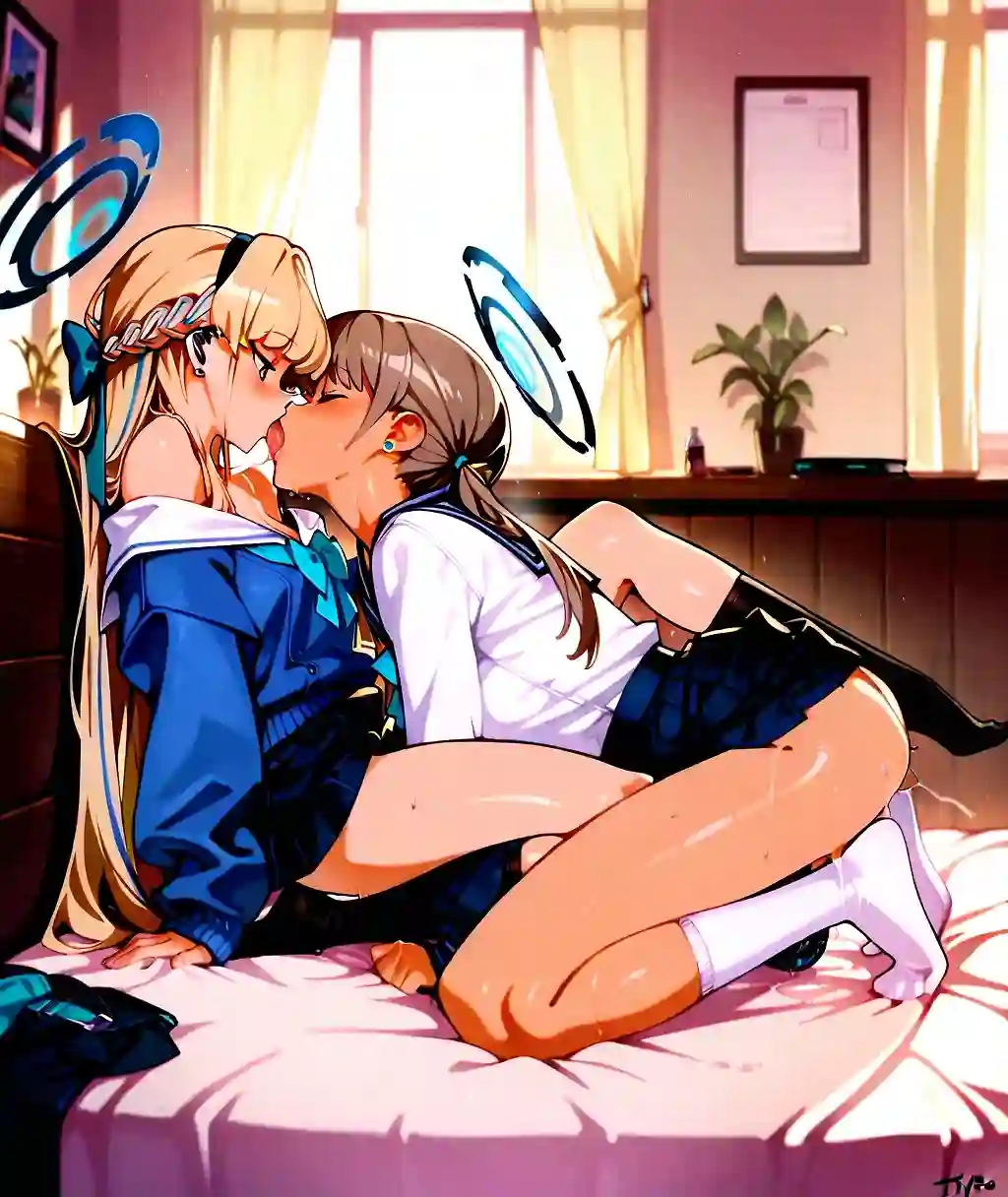 AI art "lesbian fun"