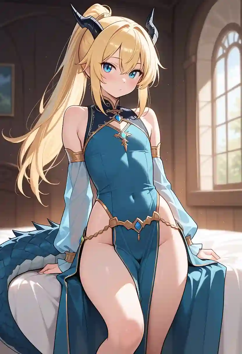 AI art 'Dragon Girl Attempt 3'