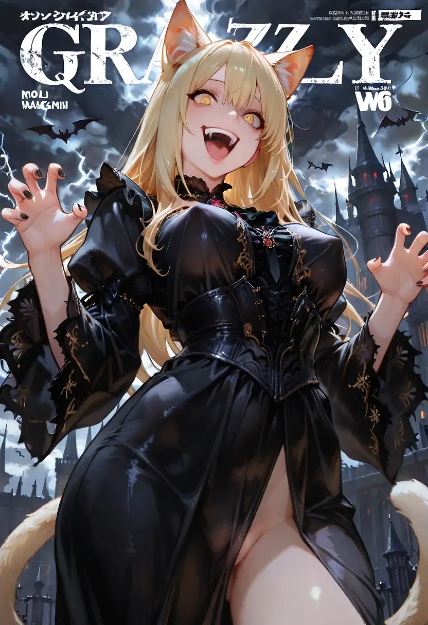 AI art "Catgirl Frontpage"