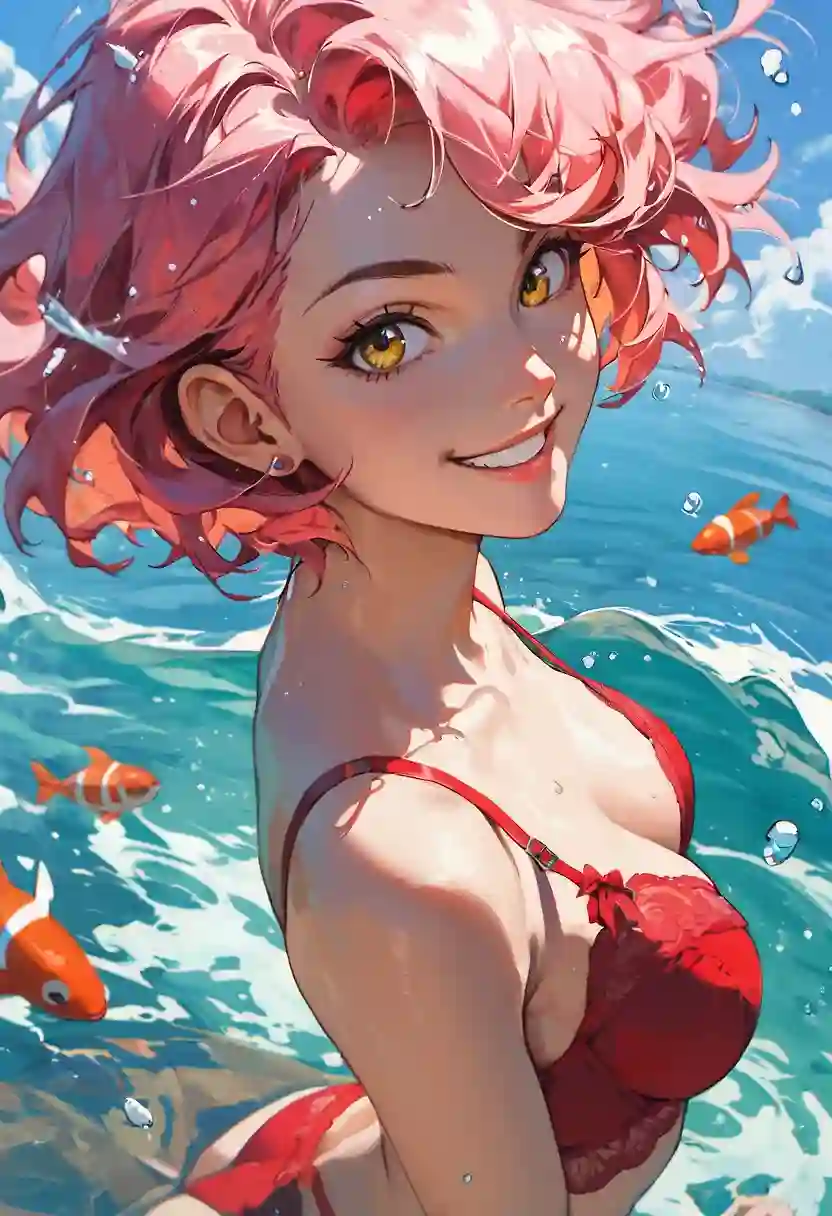 AI art 'Underwater meditation.'