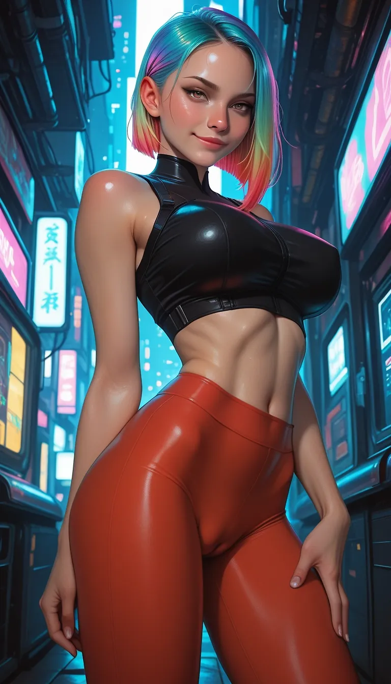 Cyberpunk girl