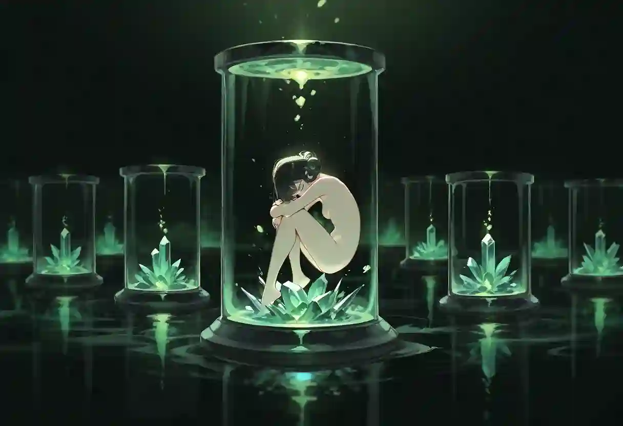 AI art "Day 0 - The Lab."